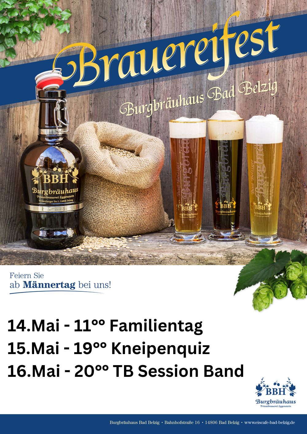 Brauereifest 2026 Flyer
